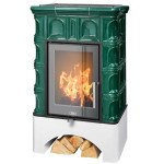 Kachlová kamna ABX Britania exklusive, Flaschengrün